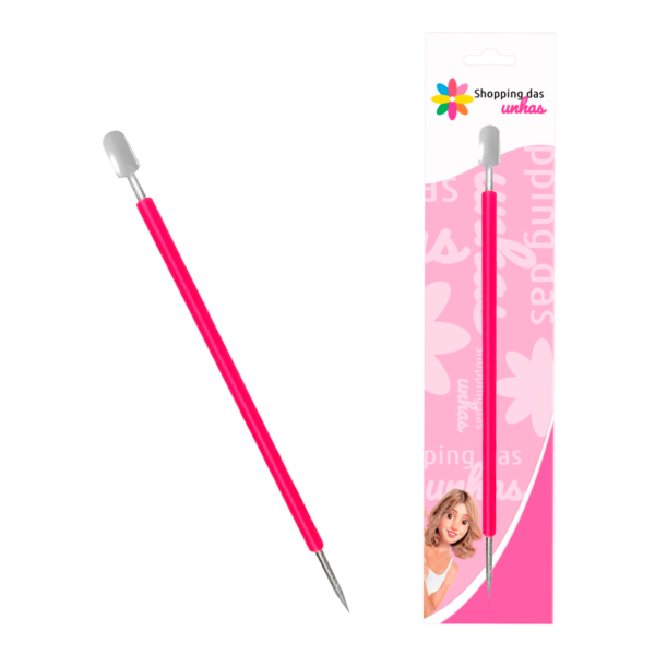 Espatula com Palito Silicone 4866 Shopping das Unhas