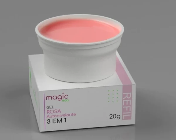 Gel Rosa Magic Nails Refil 20g - Imagem 2