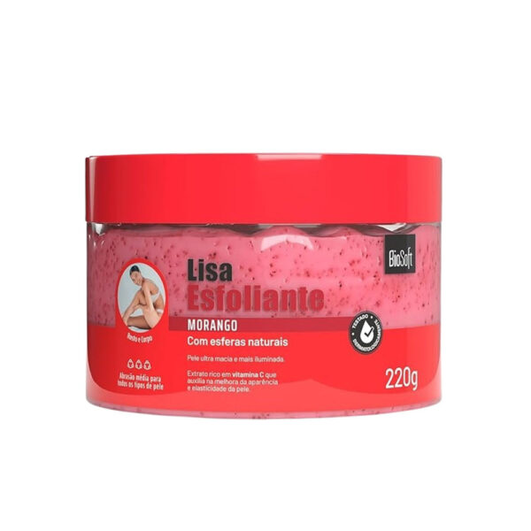 Esfoliante BioSoft Morango 220g