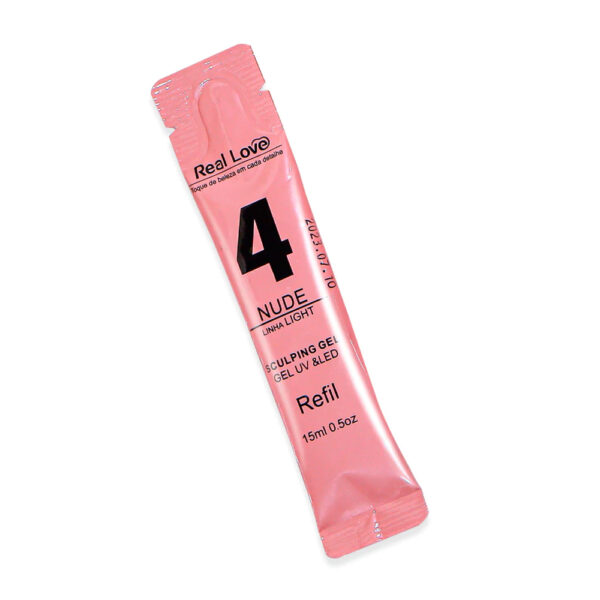 Gel Real Love Nude 4 Refil 15ml