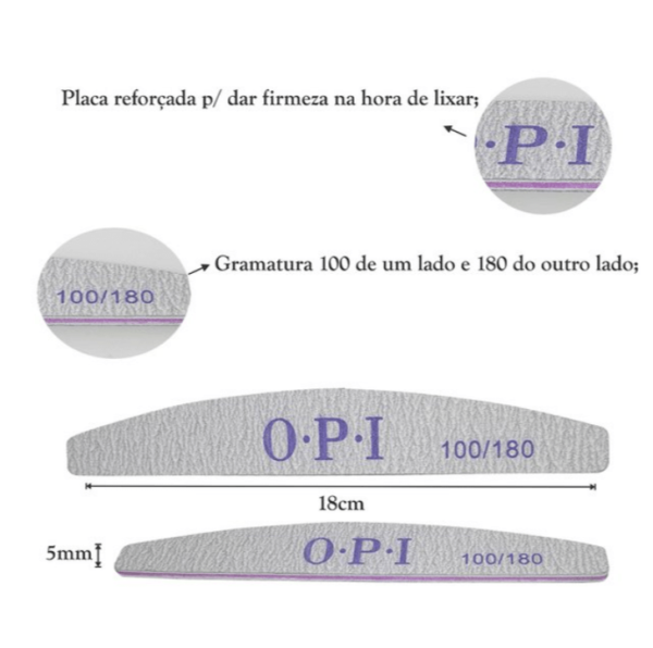 Lixa Bananão OPI 100/180 - Imagem 2