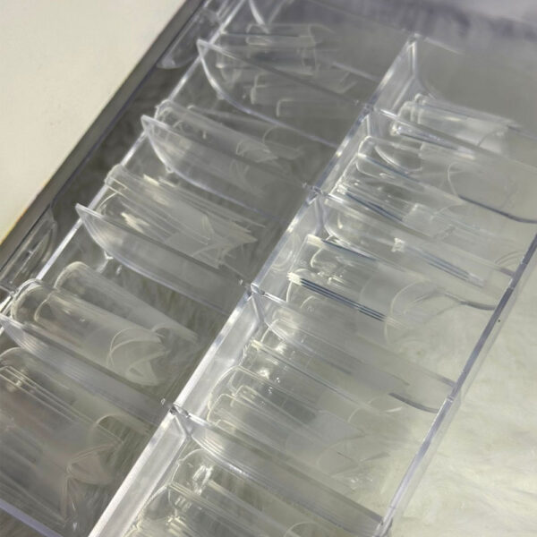 Tip Curvatura C Transparente Dafu 100 unidades - Imagem 2