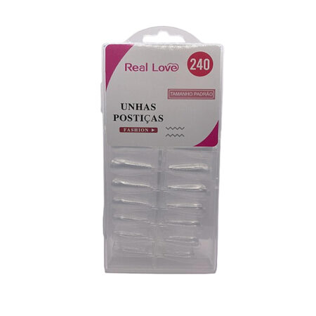 Postiça Bailarina Transparente Real Love 240 unidades