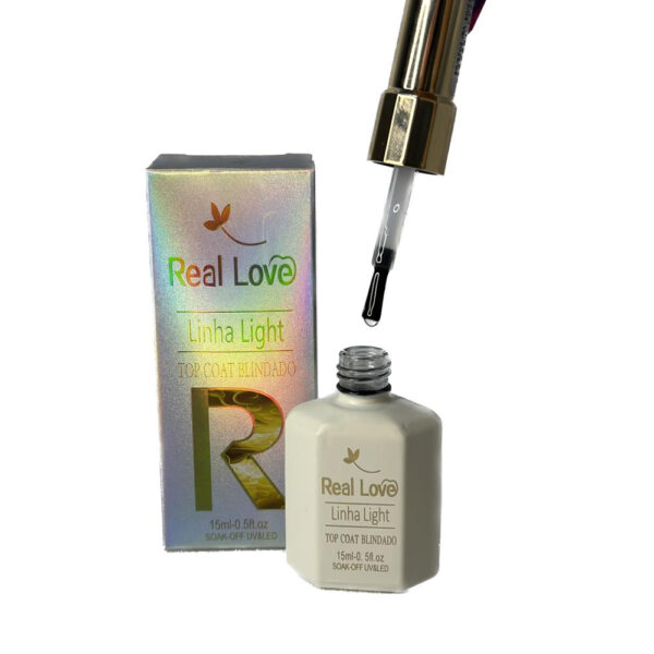 Top Coat Blindado Real Love 15ml - Imagem 2
