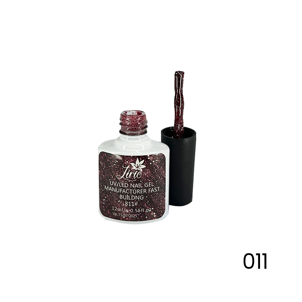 Esmalte em Gel Lírio Reflexivo Glitter cor 011