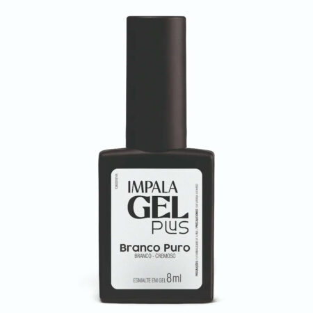 Esmalte em Gel Impala Plus Cremoso Branco Puro 8ml