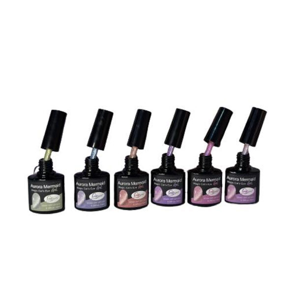 Kit Esmalte em Gel Aurora Mermaid Cat's Eye LoveYes - Imagem 3