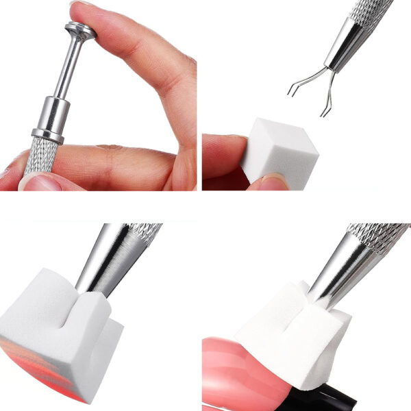 Kit Esponja Para Esfumar Com Agarrador - Imagem 3