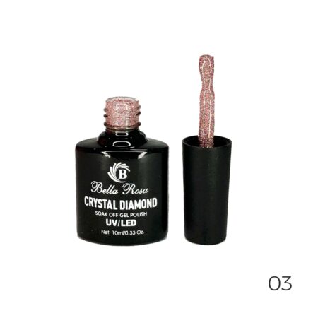 Esmalte em Gel Bella Rosa Crystal Diamond 03