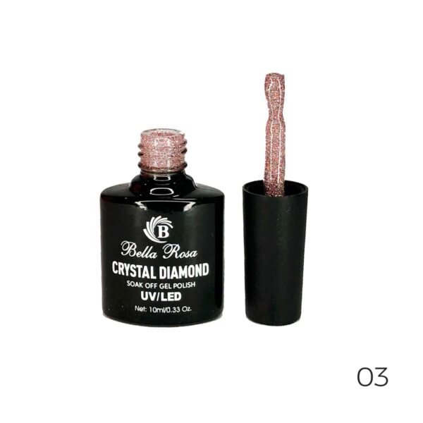 Esmalte em Gel Bella Rosa Crystal Diamond 03