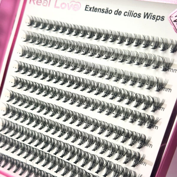 Cílios Tufo Real Love  20P 0.10D 9-14mm Mix - Imagem 2