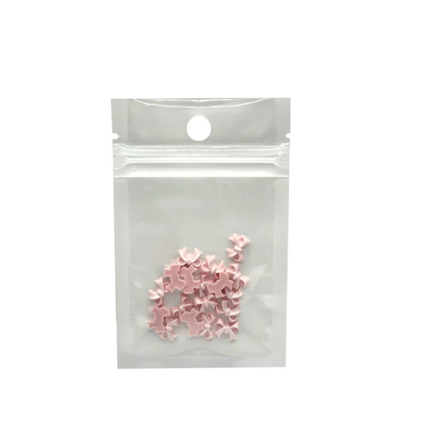 Decoração de Unhas Laço Rosa