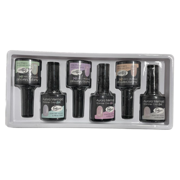 Kit Esmalte em Gel Aurora Mermaid LoveYes - Imagem 3
