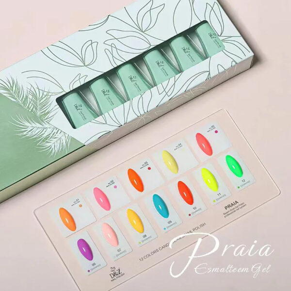 Kit Esmalte em Gel DZ Praia 12 unidades