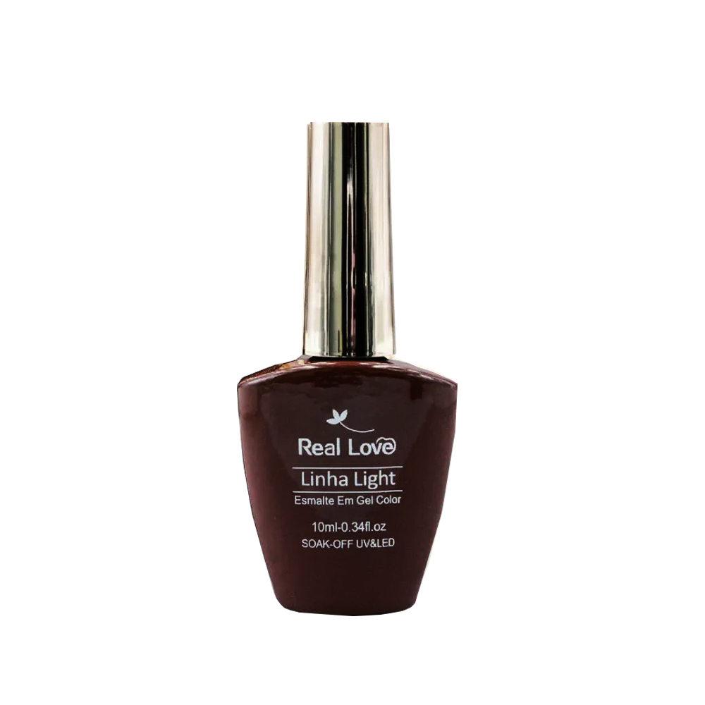 Esmalte em Gel Real Love Luxo Marrom 10ml 004