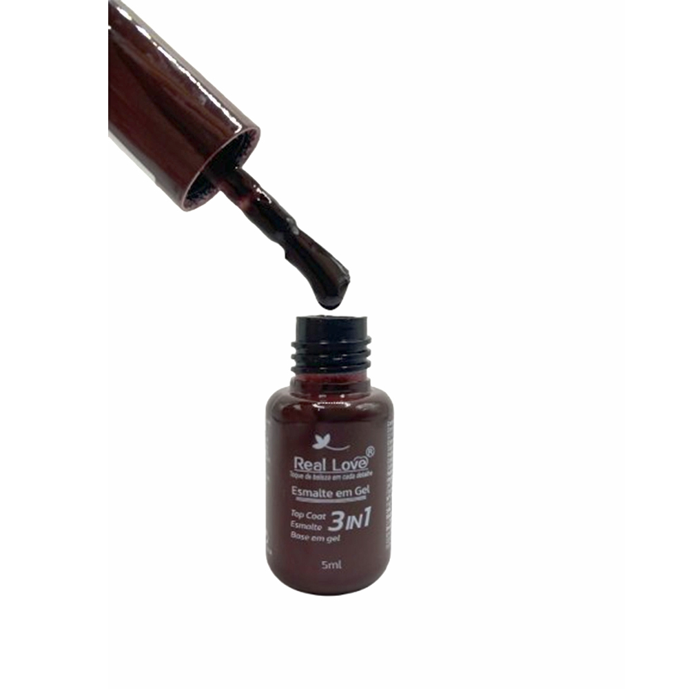 Esmalte em Gel Real Love 3 em 1 Coleção B 5ml 054