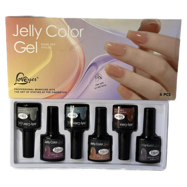 Kit Esmalte em Gel Jelly Color Y923 LoveYes - Imagem 3