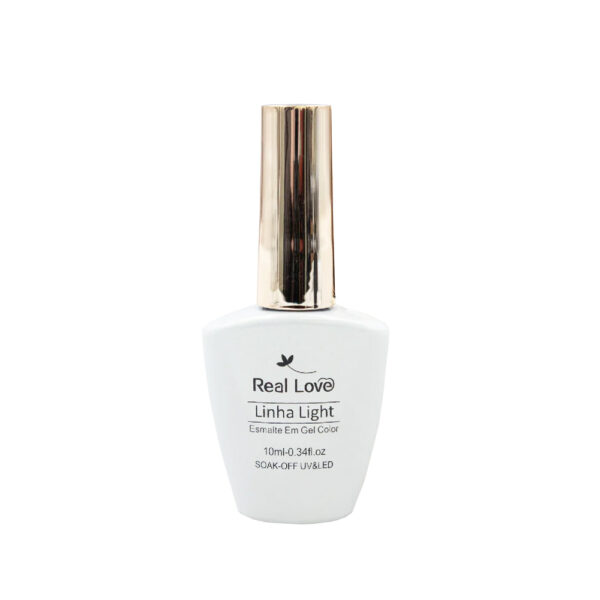 Esmalte em Gel Real Love Luxo Branco 10ml 001