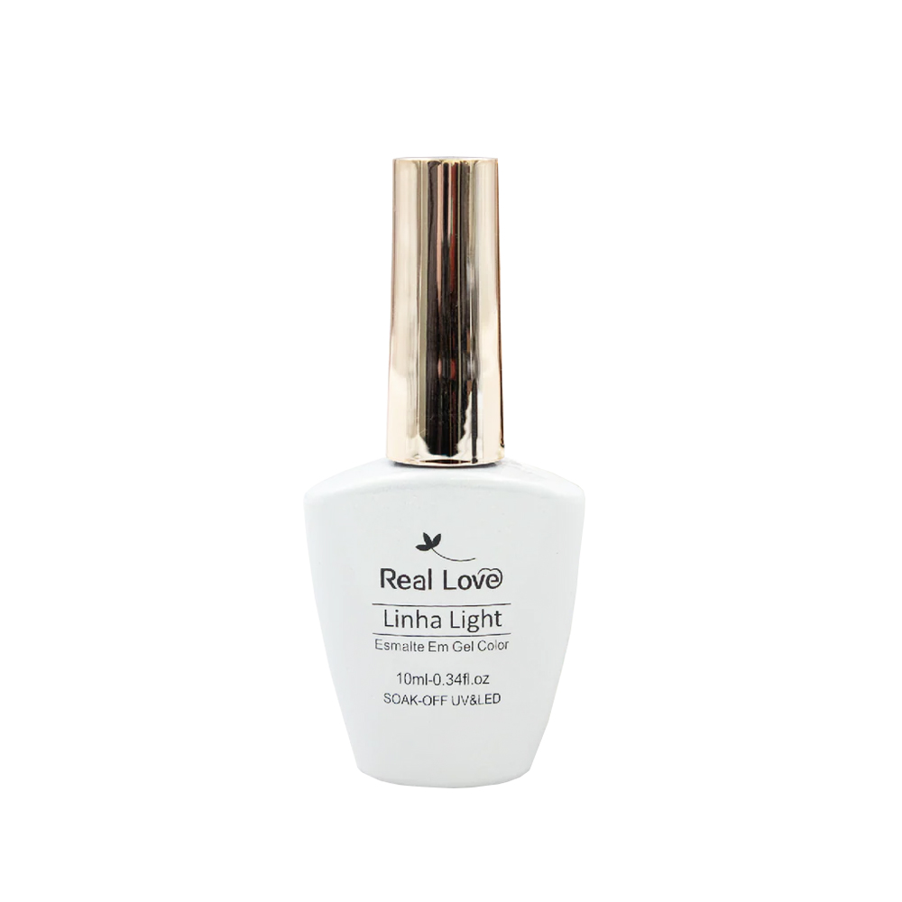 Esmalte em Gel Real Love Luxo Branco 10ml 001