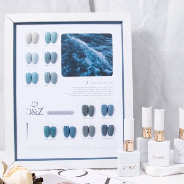 Kit Esmalte em Gel Coleção Oceano DZ 12 unidades - Imagem 2