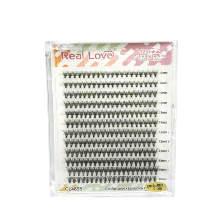 Cilios Tufo Sem No Real Love 12P 0.10D 9-14 Mix