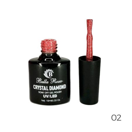 Esmalte em Gel Bella Rosa Crystal Diamond 02