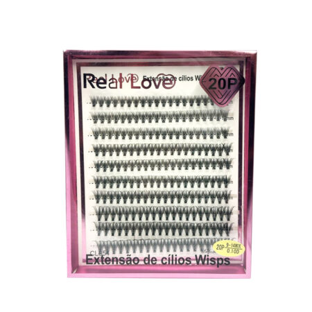 Cílios Tufo Real Love  20P 0.10D 9-14mm Mix
