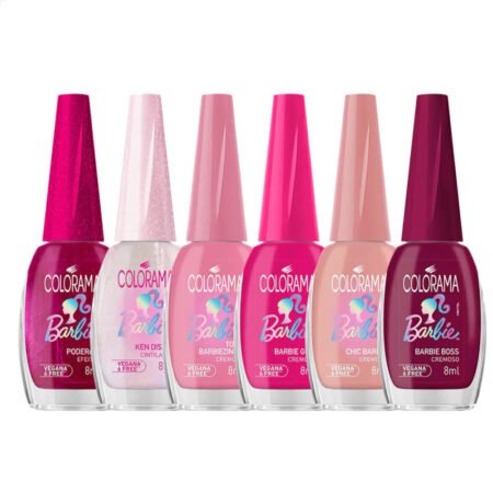 Kit Esmalte Colorama Coleção Barbie 6 unidades