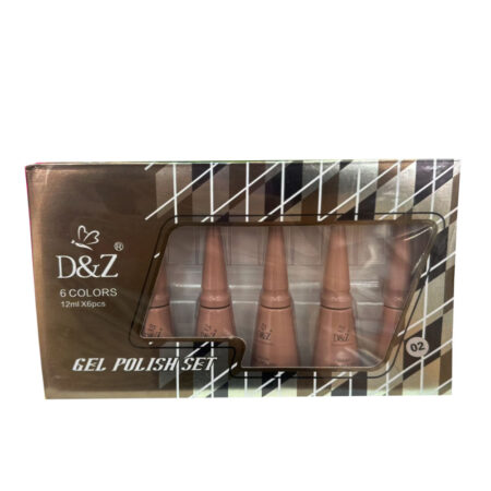 Kit Esmalte em Gel DZ Coleção Nude 6 cores