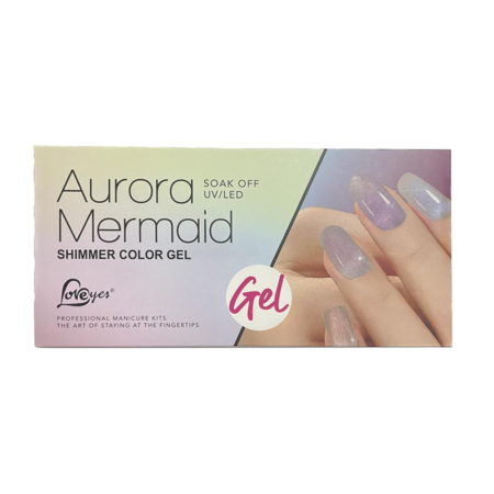 Kit Esmalte em Gel Aurora Mermaid LoveYes