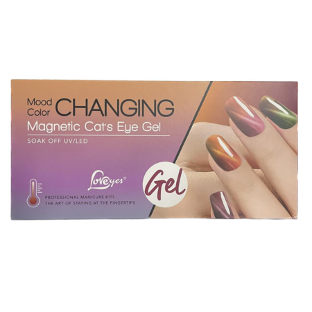 Kit Esmalte em Gel Magnético Cat's Eye LoveYes
