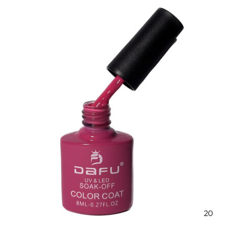 63ece6df9c6507c3e594f4b5e8b8213f.jpg Esmalte em Gel DAFU Cor de Batom 020