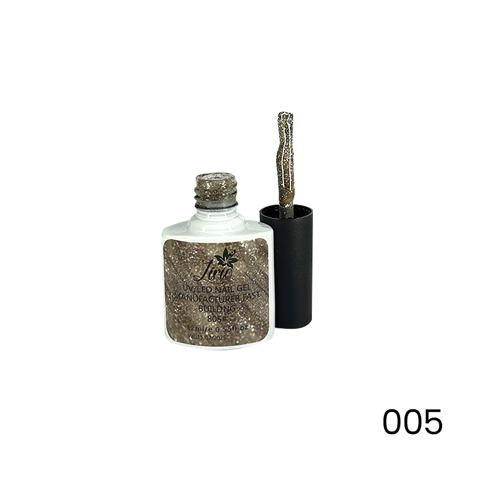 Esmalte em Gel Lírio Reflexivo Glitter cor 005