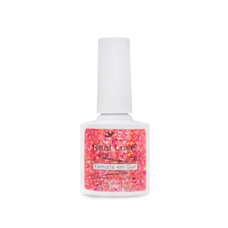 64763cc247fcf5429341edd584ed647e.jpg Esmalte em Gel Real Love 016 Refletivo Glitter 10ml