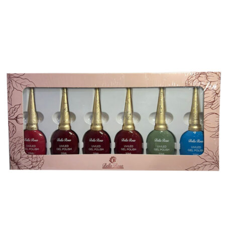 Kit Esmalte em Gel Bella Rosa Luxo 004 6 unidades