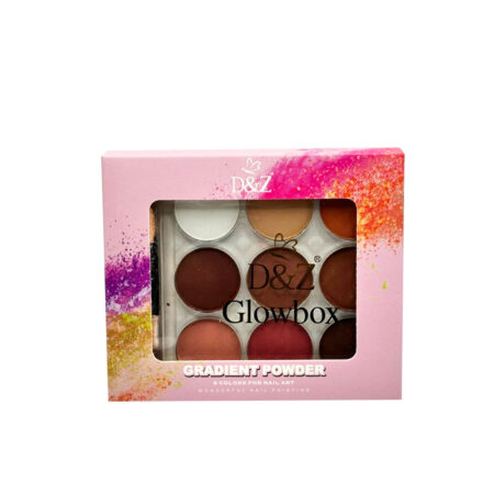 Kit Po Cromado DZ Colorido 9 unidades