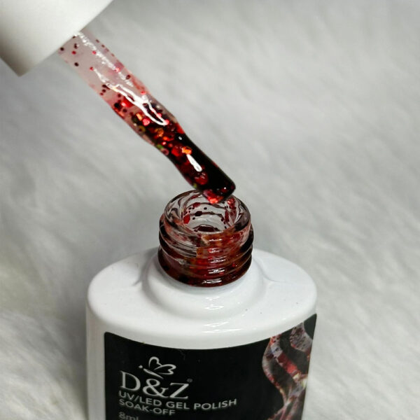 Esmalte em Gel DZ BS07 Glitter 8ml - Imagem 2