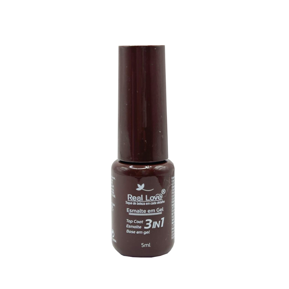 Esmalte em Gel Real Love 3 em 1 Coleção B 5ml 042