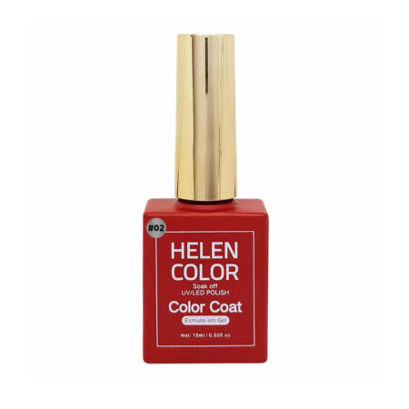 72b6ab95aeb178232e4b938de8d6d417.jpg Esmalte em Gel Color Coat Vermelho Intenso Helen Color #002