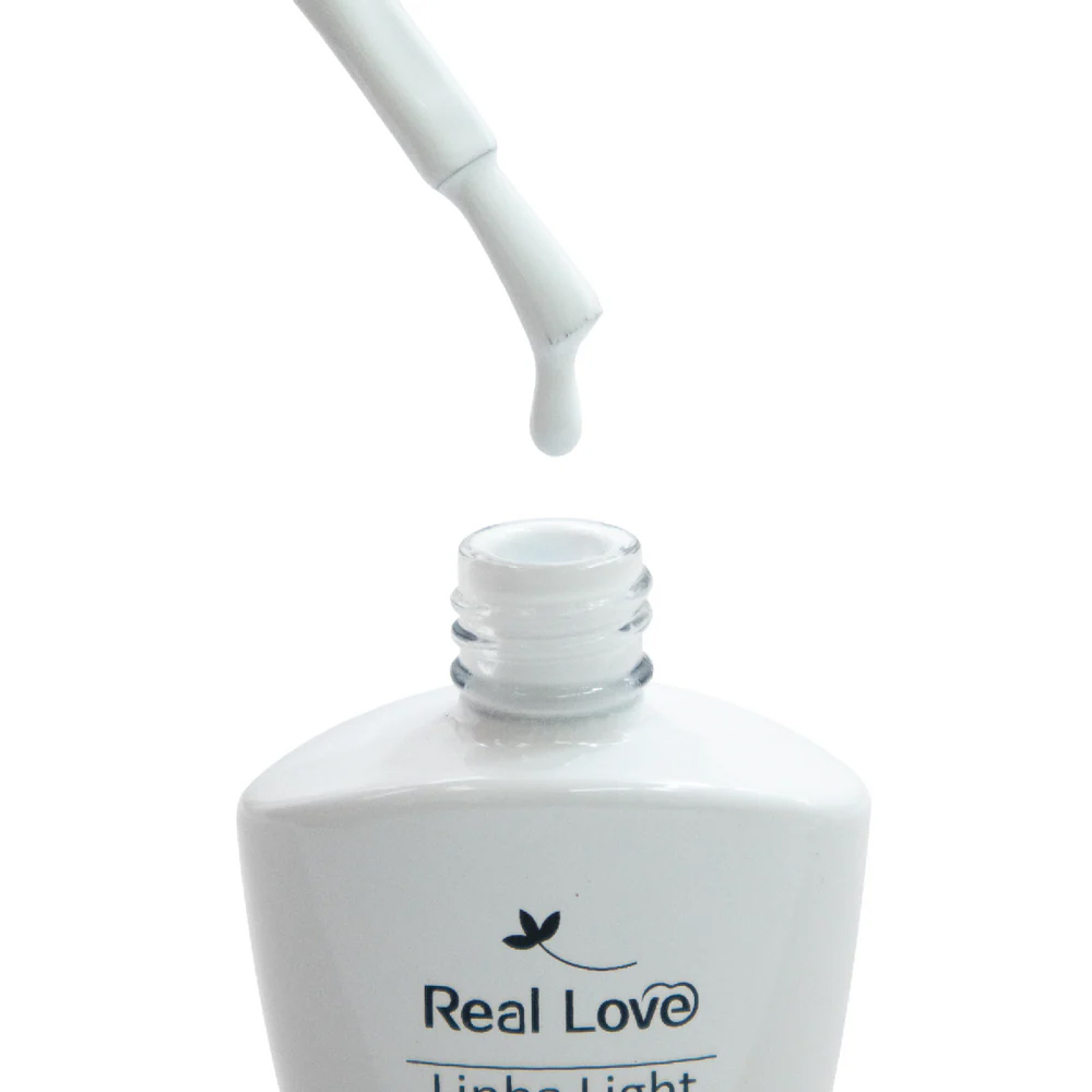 Esmalte em Gel Real Love Luxo Branco 10ml 001 - Imagem 2