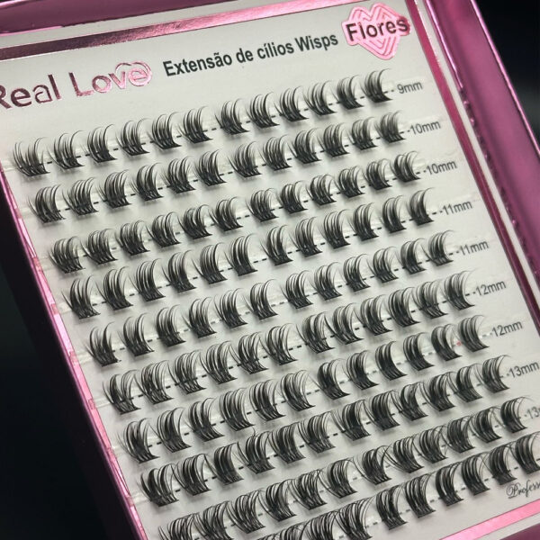 Cilios Tufo Flores Real Love TL16 Mix 0.7D - Imagem 2
