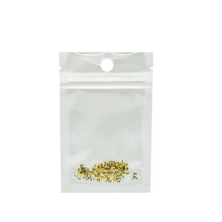 Decoração de Unhas Laço Dourado