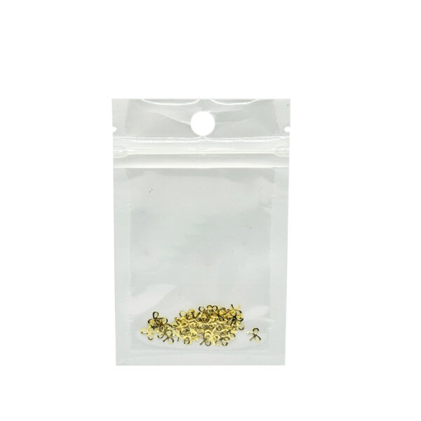 Decoração de Unhas Laço Dourado