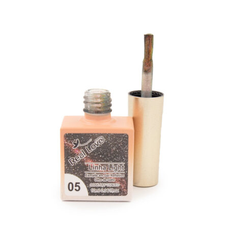 7ad8011b4813f6bcb56adfb3663ea8e3.jpg Esmalte em Gel Refletivo Glitter Olho de Gato Real Love #05