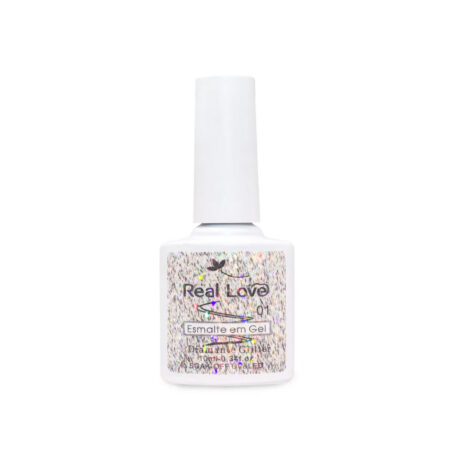 7b7a1cfc914566fe55cd3b02982efbdd.jpg Esmalte em Gel Real Love 01 Refletivo Glitter 10ml