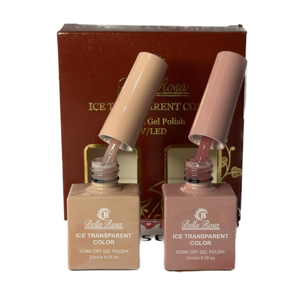 Kit Esmalte em Gel Francesinha Nude Bella Rosa - Imagem 2