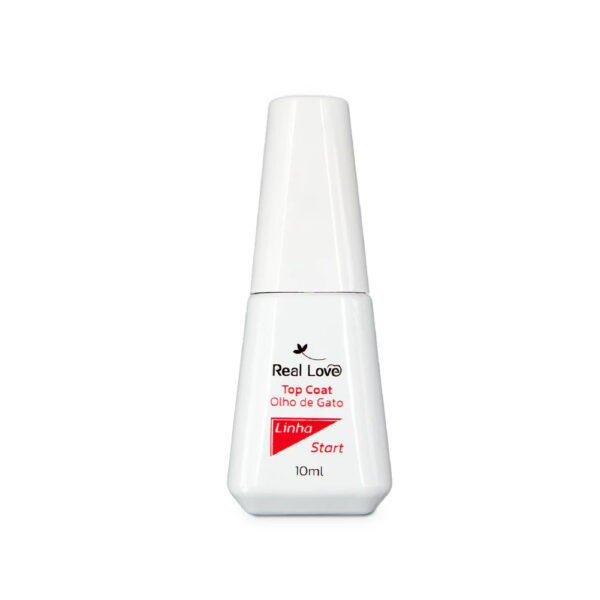 Top Coat Olho de Gato Real Love Linha Start 10ml