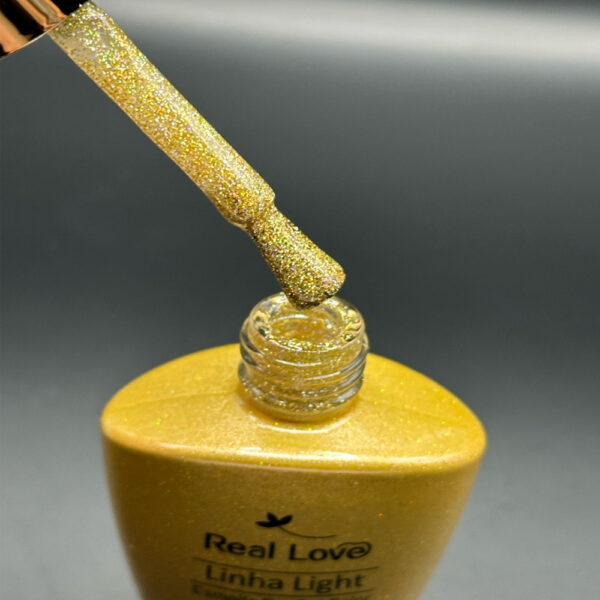 Esmalte em Gel Real Love Luxo Dourado 10ml 006 - Imagem 2