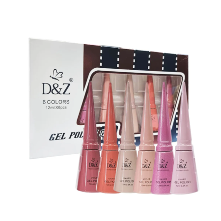 Kit Esmalte em Gel DZ 60683 12ml 6 unidades
