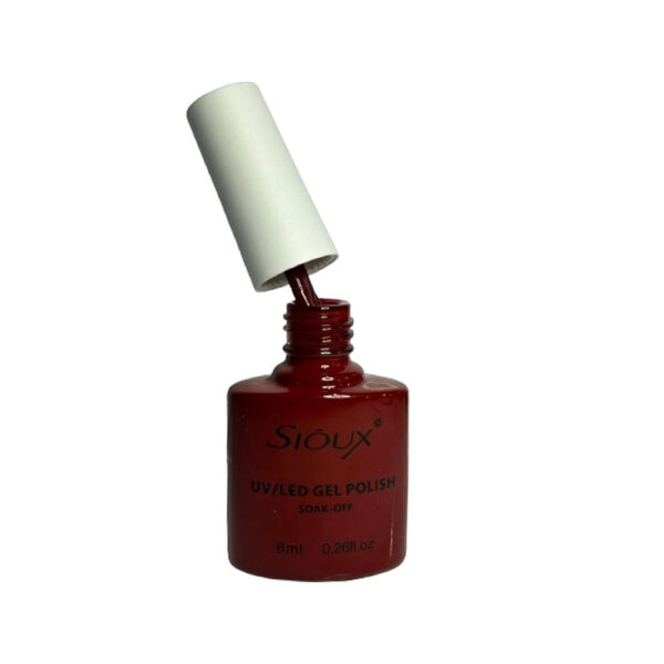 Esmalte em Gel Sioux 8ml Wine Red - Imagem 2